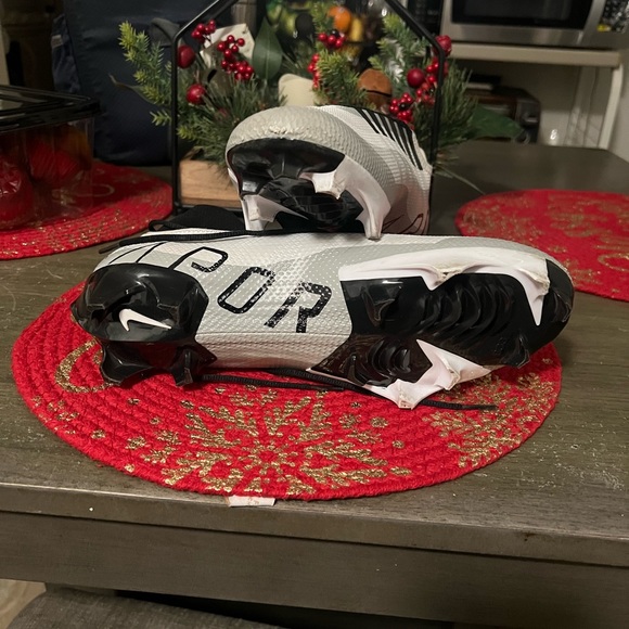 Nike Vapor Edge Pro 360 White Black Pure Platinum
Football Cleats Men size 10 - Picture 7 of 9